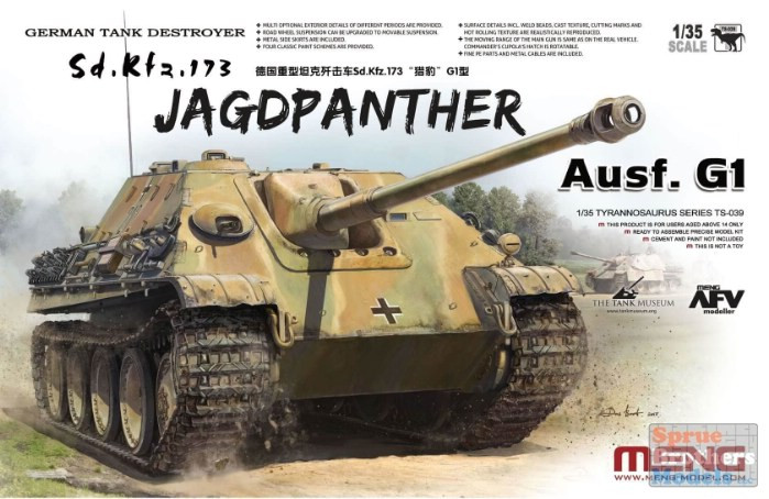 MNGTS039 1:35 Meng Sd.Kfz.173 Jagdpanther Ausf.G1 German Tank