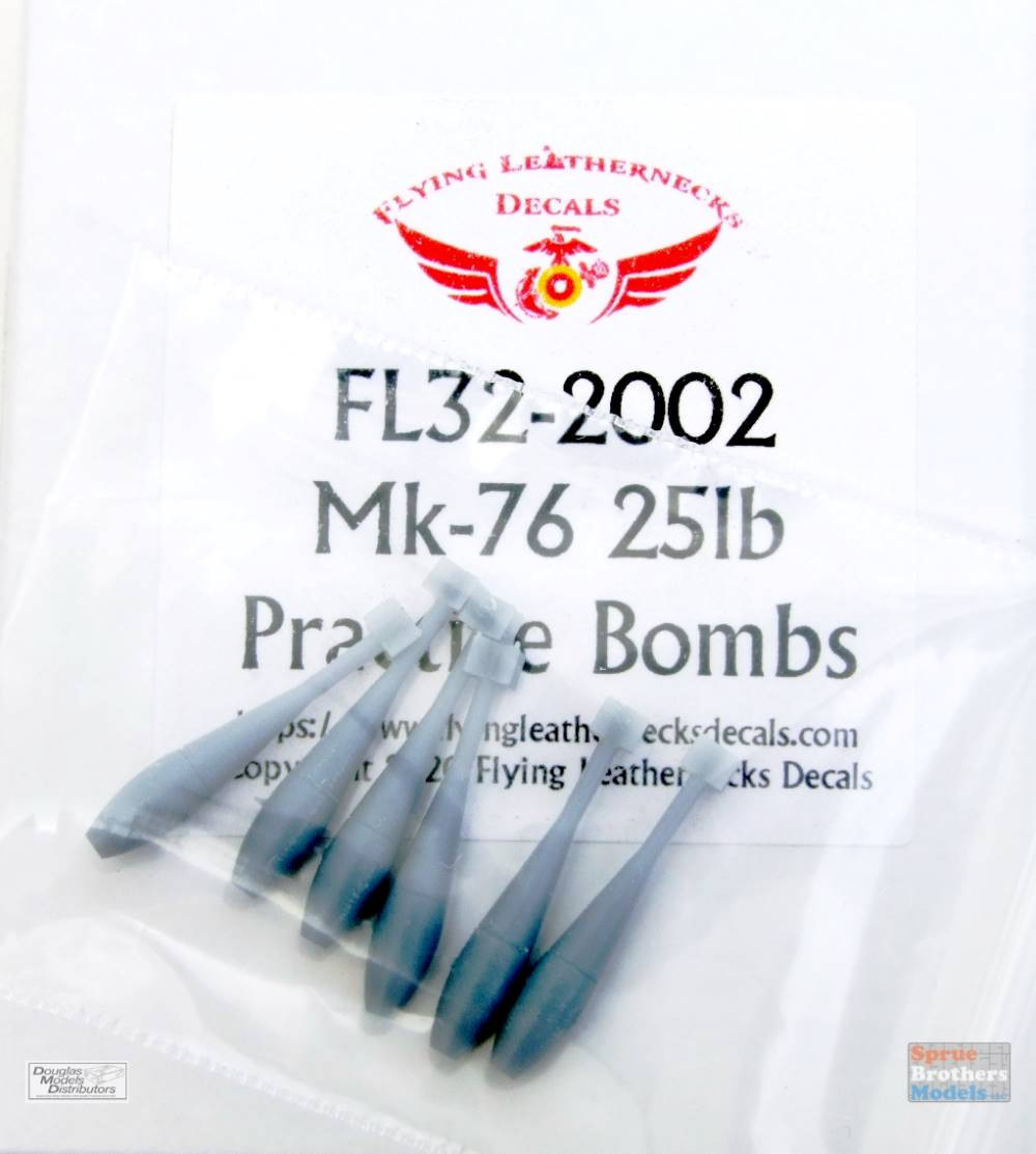 ORDFL322002 1:32 Flying Leathernecks - Mk.76 25lb Practice Bombs