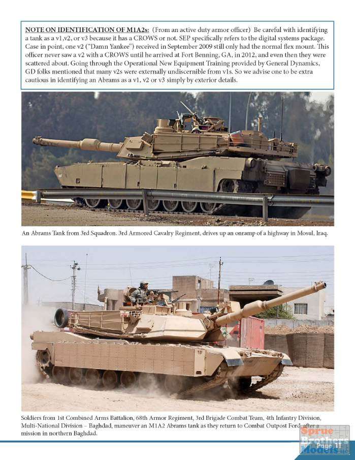 SAB007 SABOT Publications - M1A2 SEP Abrams Main Battle Tank In