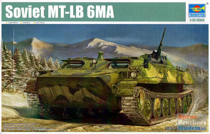 【中古】 トランペッター 1/35 ソビエト軍 MT-LB 6MA 戦闘兵員輸送車 プラモデル 05579 TRP05579 1:35 Trumpeter Soviet MT-LB 6MA - Sprue Brothers Models LLC