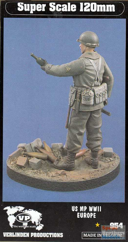 VER0954 120mm Verlinden Figure - US MP WWII Europe - Sprue