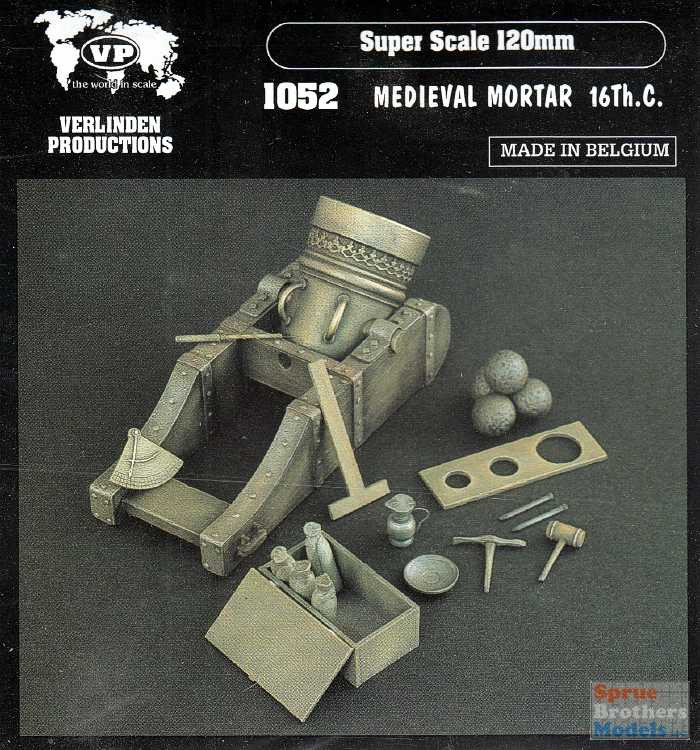 VER1052 120mm Verlinden Medieval Mortar 16th Century - Sprue