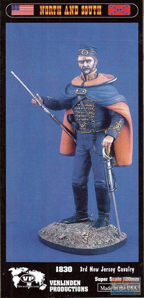 VER1830 120mm Verlinden North and South Figure - 3rd New Jersey