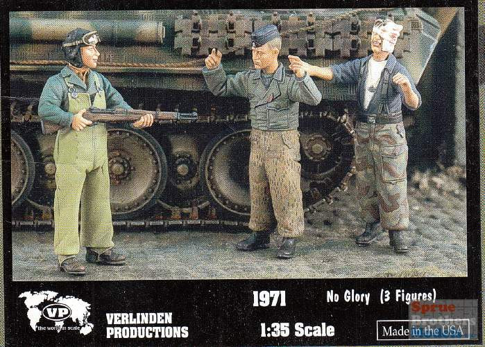 VER1971 1:35 Verlinden No Glory Figure Set (3 figures) - Sprue