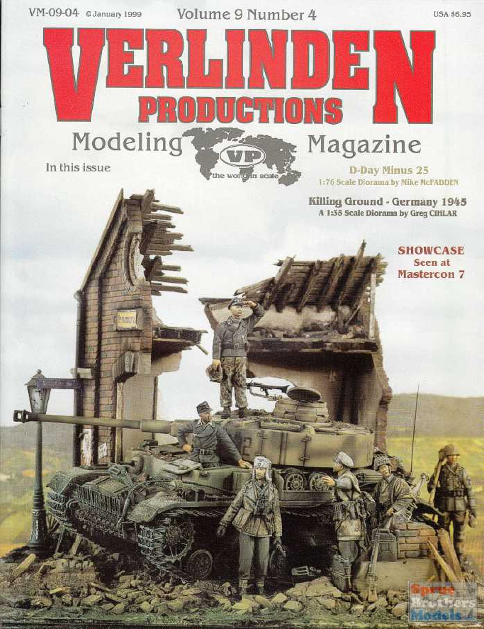 VERVM0904 Verlinden Productions Modeling Magazine Volume 9 Number 4 January  1999