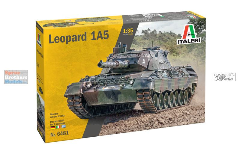 ITA6481 1:35 Italeri Leopard 1A5 - Sprue Brothers Models LLC