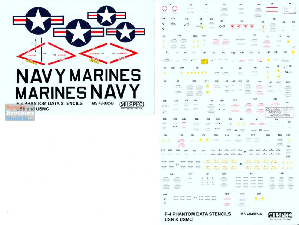 thumbnail image 2 of MILSPEC DECALS MS 48-017 1/48 Scale – A-4F VA-212 Rampant Raiders Waterslide Decals 2 of 5