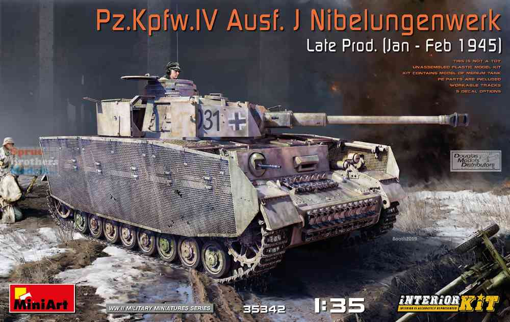 MIA35342 1:35 Miniart Panzer Pz.Kpfw.IV Ausf.J Nibelungenwerk Late