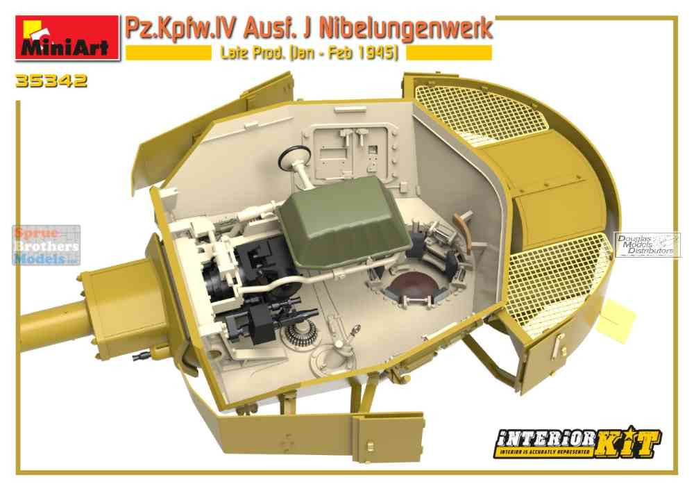 MIA35342 1:35 Miniart Panzer Pz.Kpfw.IV Ausf.J Nibelungenwerk Late