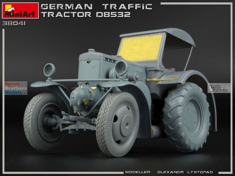Maquette Miniart 1:35 - Tracteur De Trafic Allemand D8532 - Modèle à Monter