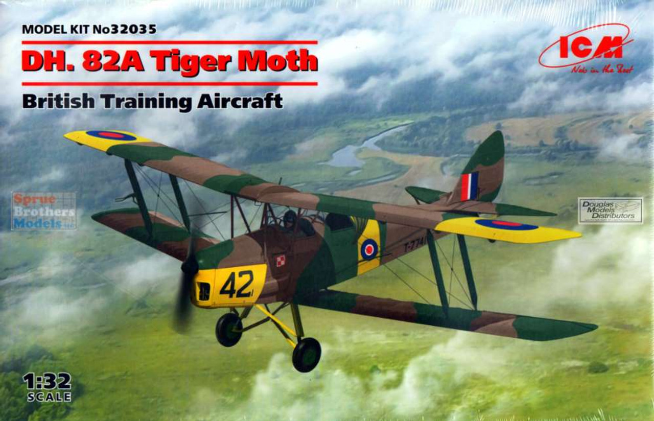 ICM 1/32 DH.82A Tiger Moth タイガーモス-