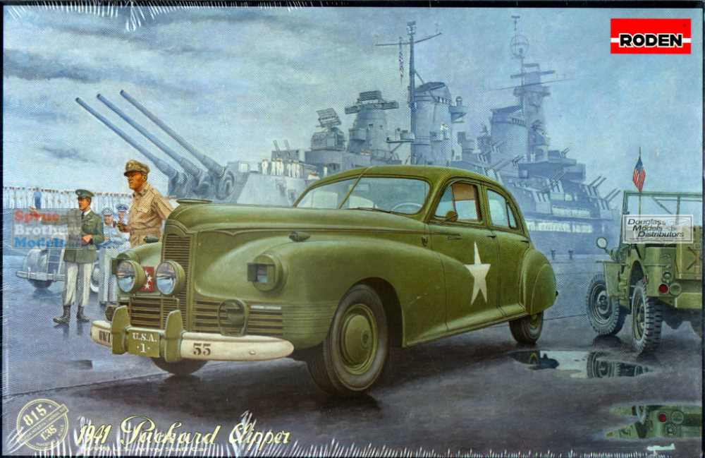 ROD815 1:35 Roden 1941 Packard Clipper WW2 US Army Staff Car