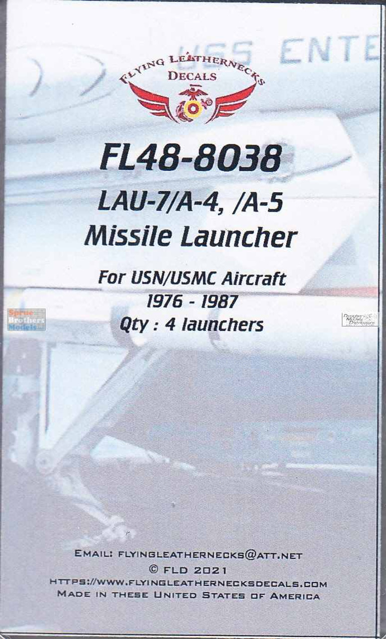 ORDFL488038 1:48 Flying Leathernecks LAU-7/A-4 LAU-7/A-5 Missile