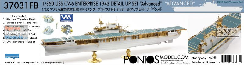 PONF37031FB 1:350 Pontos Model Advanced Detail Set - USS