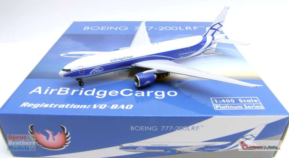 PHX11667 1:400 Phoenix Model AirBridge Cargo B777-200LRF Reg #VQ