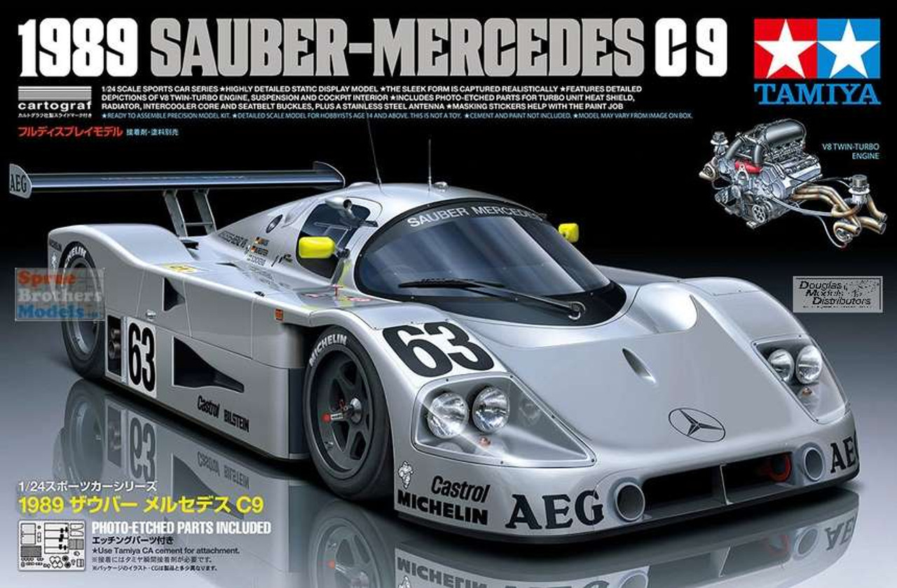 TAM24359 1:24 Tamiya 1989 Sauber-Mercedes C9 - Sprue Brothers