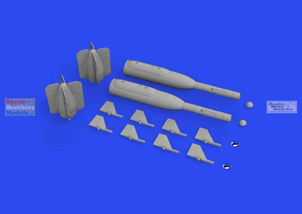 EDU672264 1:72 Eduard Brassin GBU-24 Bomb Set - Sprue Brothers