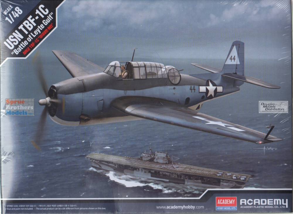 ACA12340 1:48 Academy USN TBF-1C Avenger 'Battle of Leyte Gulf