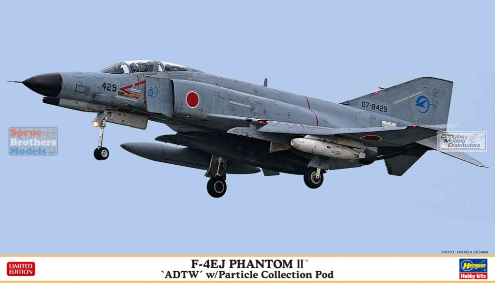 HAS02369 1:72 Hasegawa F-4EJ Phantom II 'ADTW' with Particle