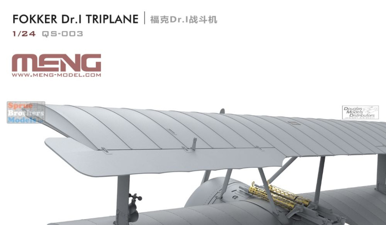 MNGQS003 1:24 Meng Fokker Dr.I Triplane - Sprue Brothers
