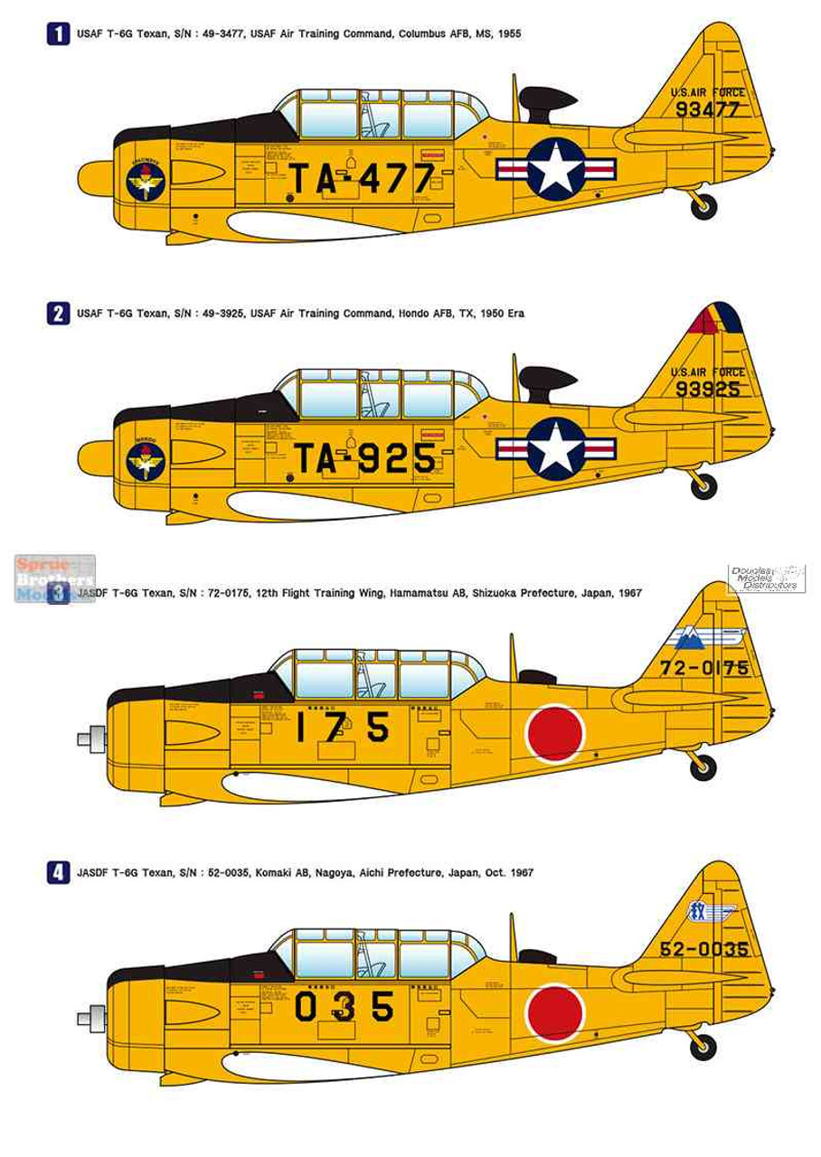 1/72 T-6G テキサス T-6G テキサン 航空自衛隊 (プラモデル) - ホビーサーチ