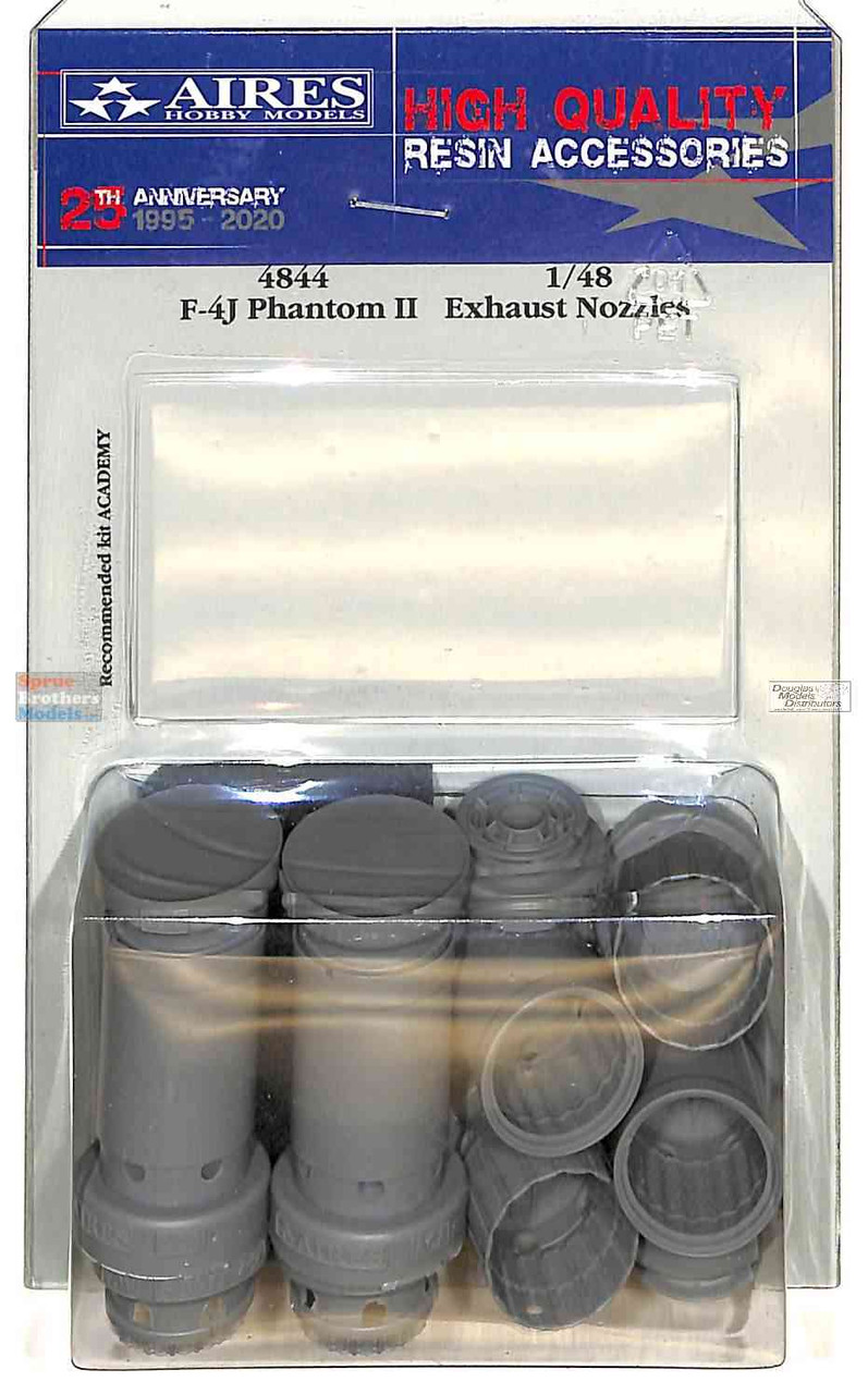 ARS4844 1:48 Aires F-4J Phantom II Exhaust Nozzle Set (ACA kit