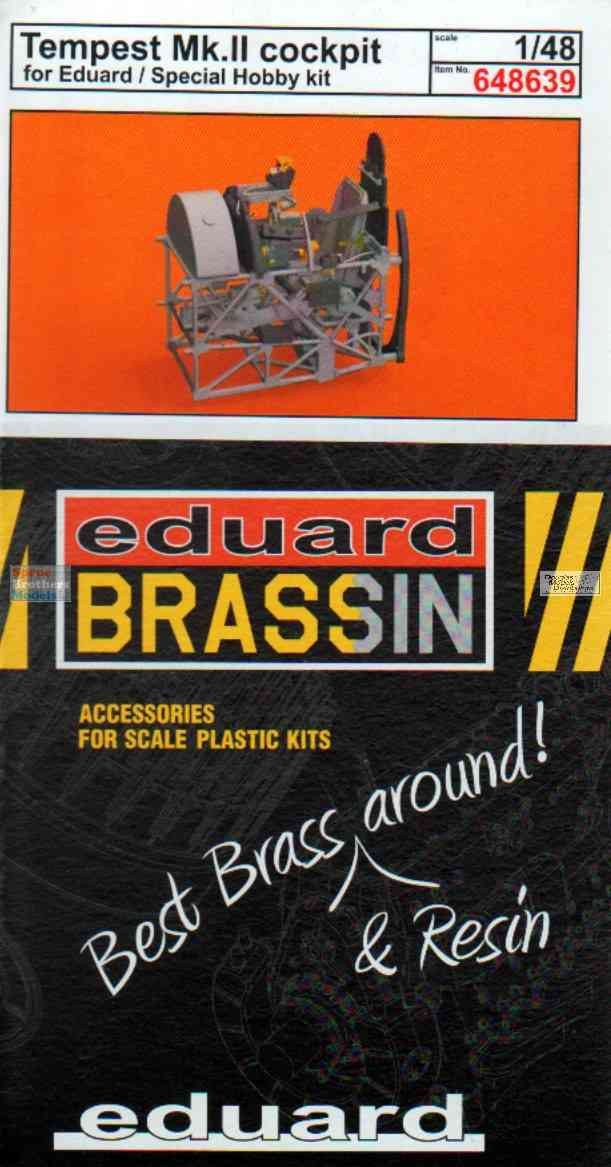 EDU648639 1:48 Eduard Brassin Tempest Mk.II Cockpit Set (EDU/SPH