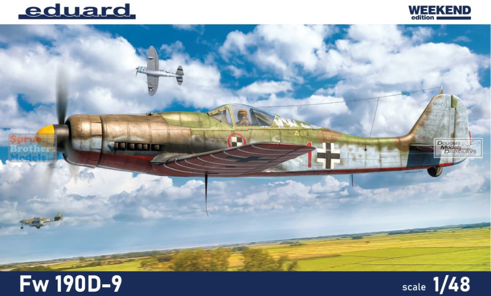 その他 GERMANY IDEE VOL.9 EDU84102 1:48 Eduard Weekend Edition - Fw190D-9 - Sprue Brothers