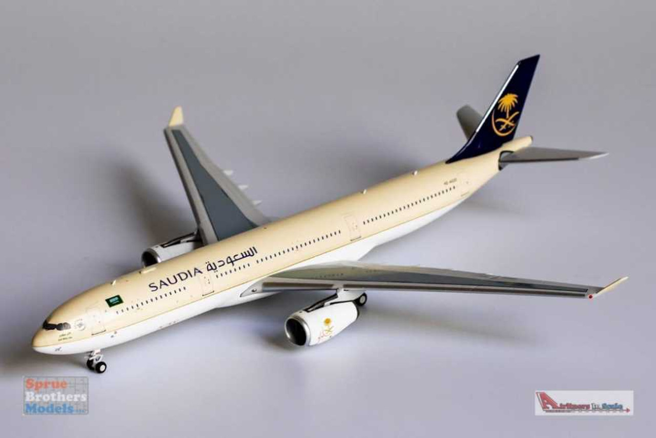 NGM62023 1:400 NG Model Saudi Arabian Airbus A330-300 Reg #HZ-AQ25  (pre-painted/pre-built)