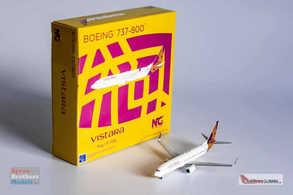 ビスタラ　VISTARA B737-800 1/400 NGM58105 1:400 NG Model Vistara B737-800(W) Reg #VT-TGG (pre