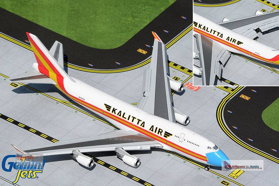 GEMGJ1999F 1:400 Gemini Jets Kalitta Air 747-400BCF Reg #N744CK