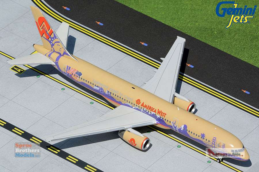 GEMG20967 1:200 Gemini Jets America West Airlines B757-200 Reg