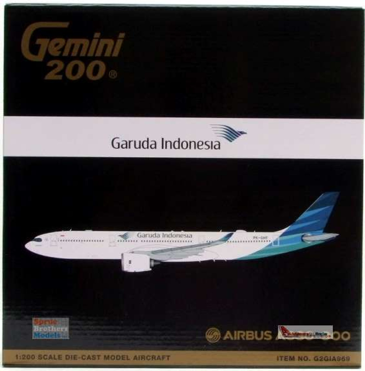 GEMG20969 1:200 Gemini Jets Garuda Indonesia A330-900neo Reg #PK-GHF  (pre-painted/pre-built)