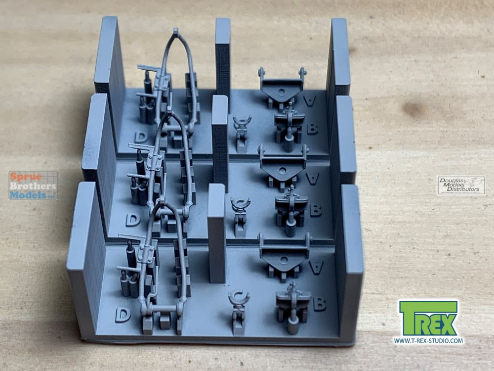 TRXTR35030 1:35 TRex - Machine Gun Mount Set for WW2 German Panzer