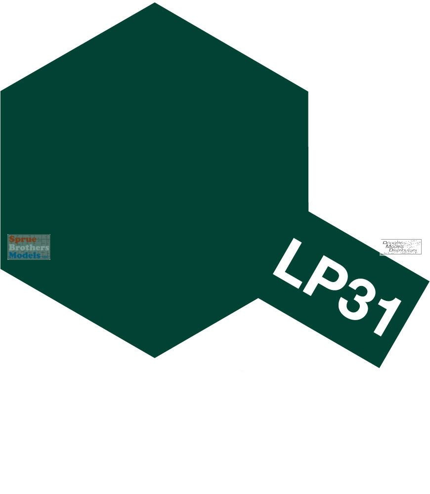 TAM82131 Tamiya Lacquer Paint LP-31 Dark Green 2 (IJN) 10ml (1/3