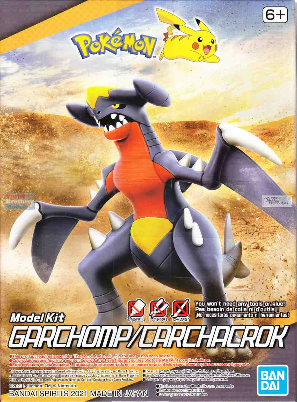 BAN2579576 Bandai Pokemon Garchomp / Carchacrok - Sprue Brothers