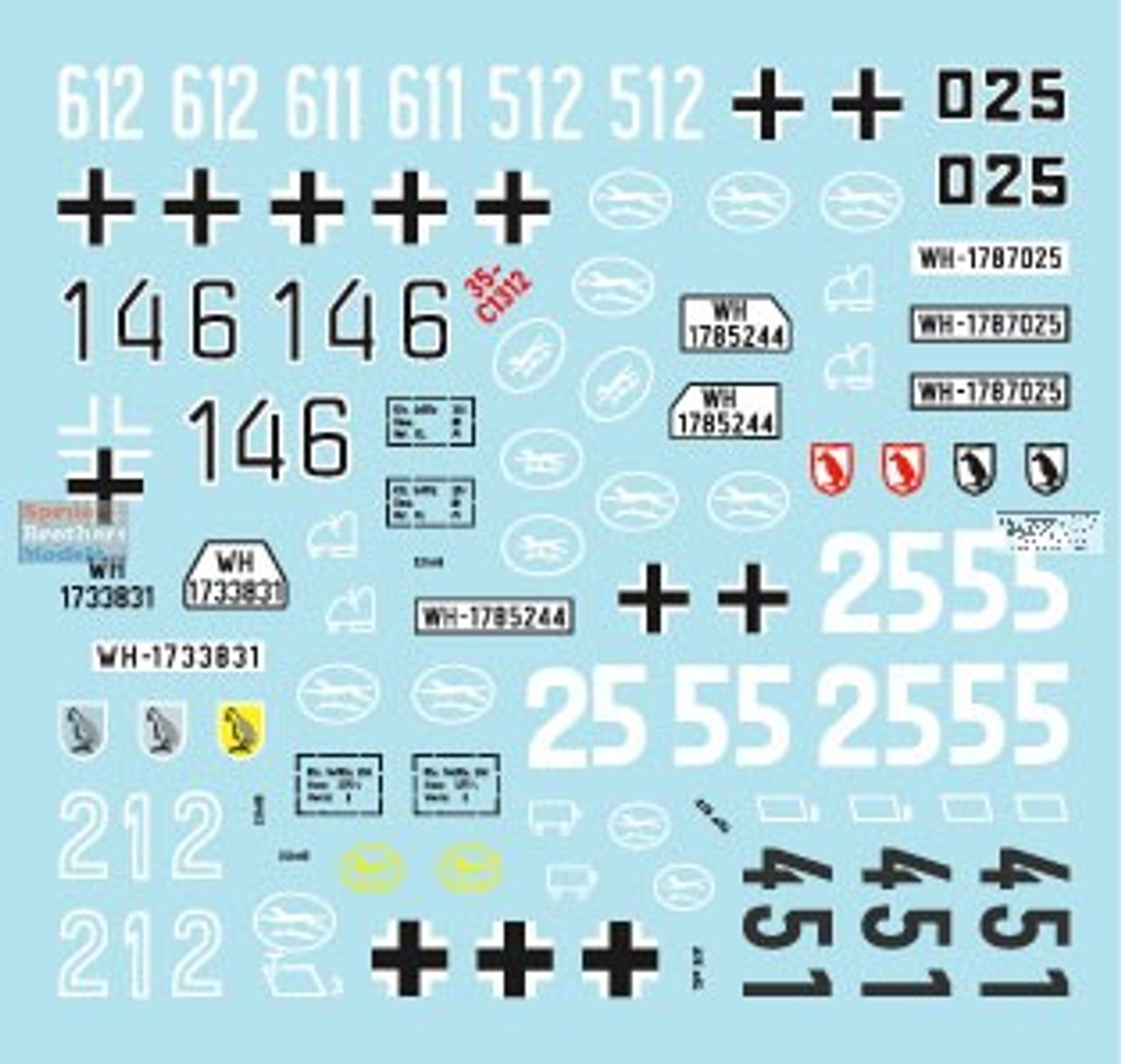 SRD35C1312 1:35 Star Decals - Windhund 116. Panzer Division #1