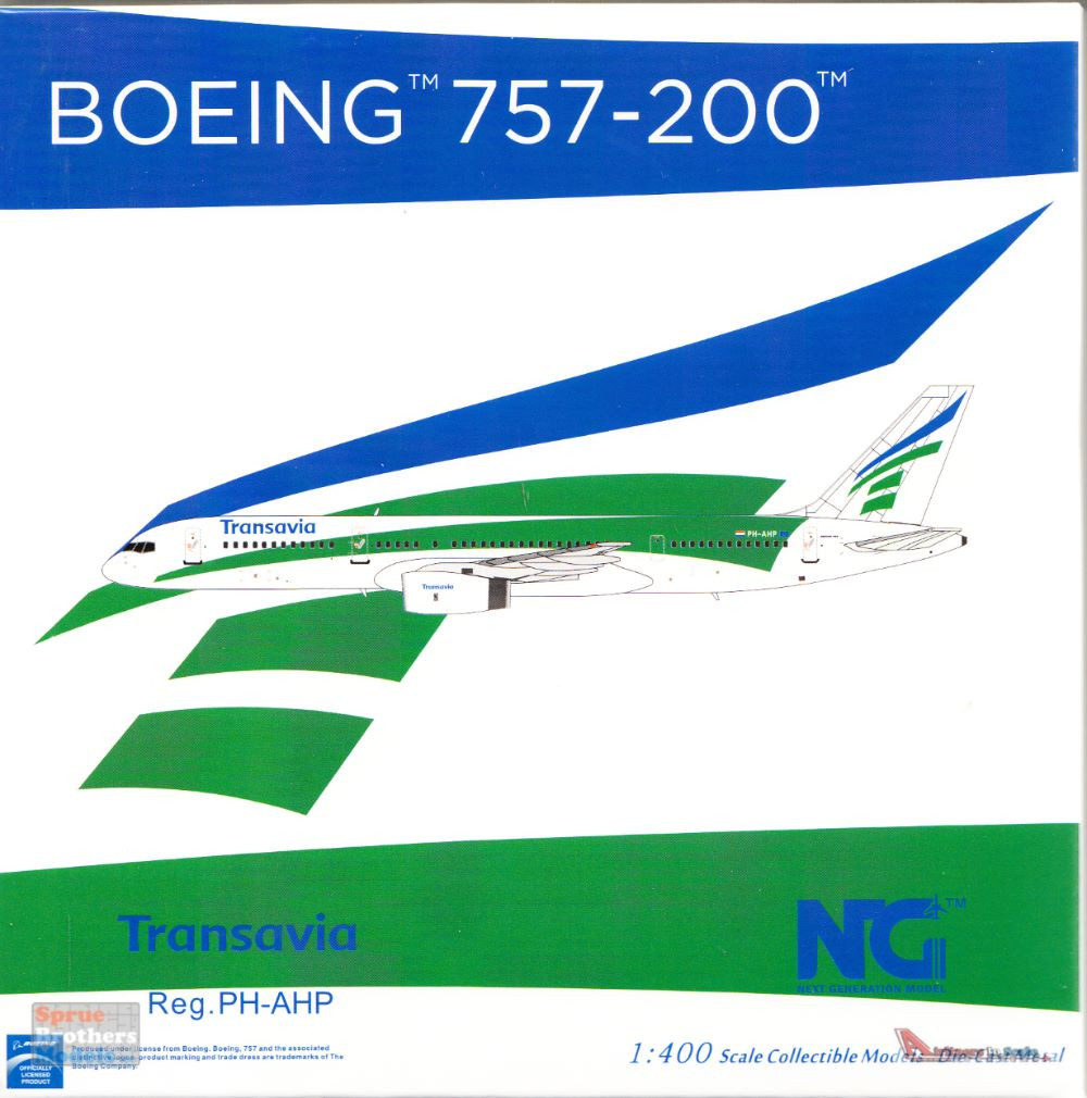 NGM53176 1:400 NG Model Transavia Airlines B757-200 Reg #PH-AHP