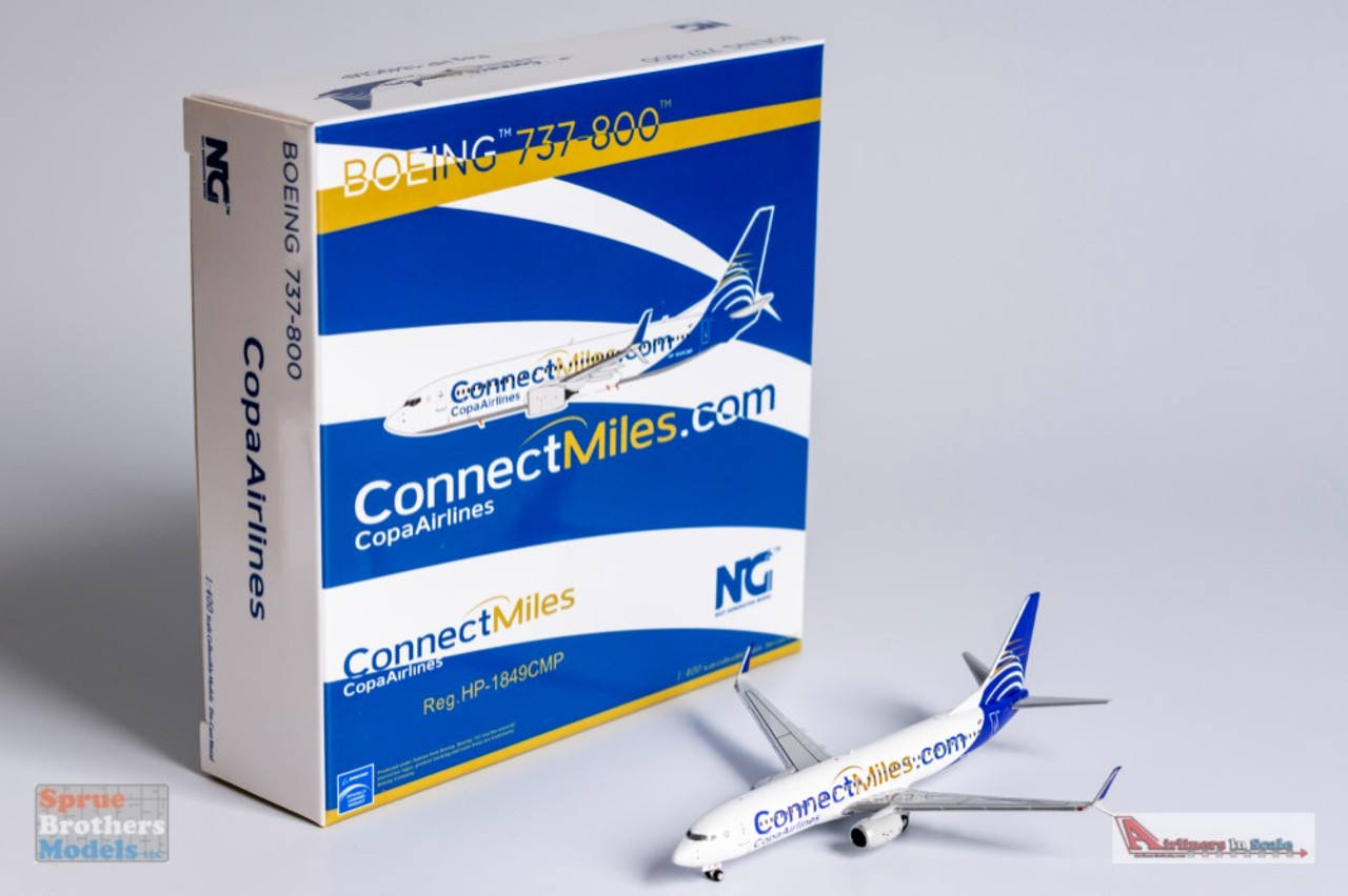 Ngm 1 400 Ng Model Copa Airlines 37 800 S Reg Hp 1539cmp Connectmiles Pre Painted Pre Built Sprue Brothers Models Llc