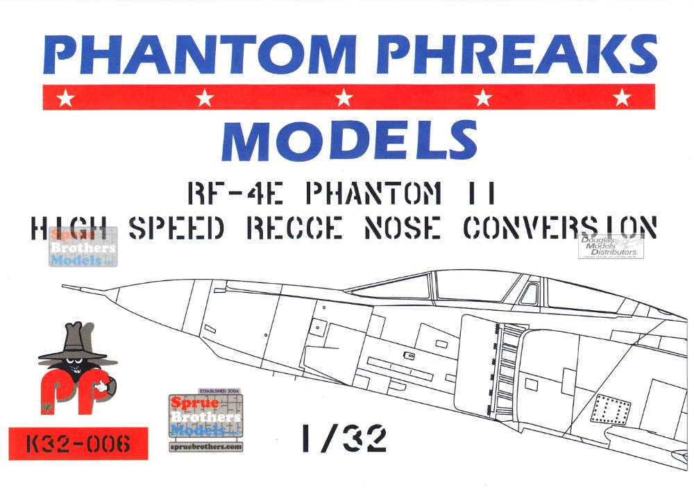 PPDK32006 1:32 Phantom Phreaks Resin - RF-4E Phantom II High Speed