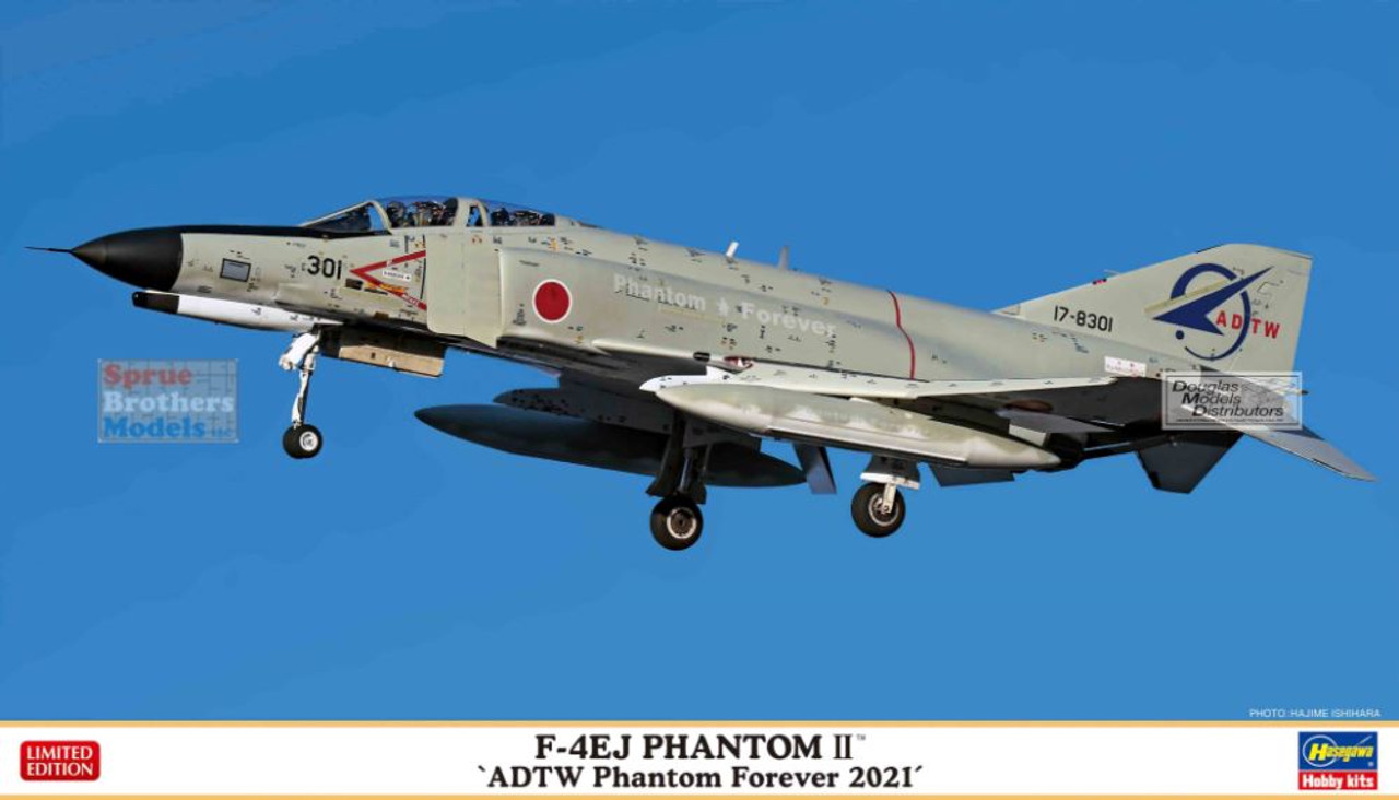 HAS02373 1:72 Hasegawa F-4EJ Phantom II 'ADTW Phantom Forever 2021