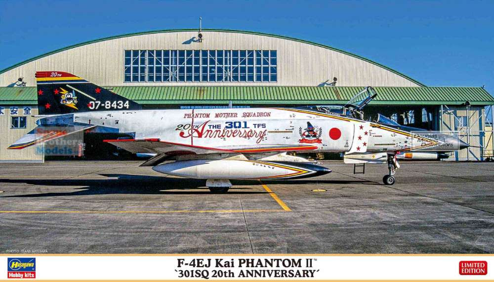 HAS02378 1:72 Hasegawa F-4EJ Kai Phantom II '301SQ 20th