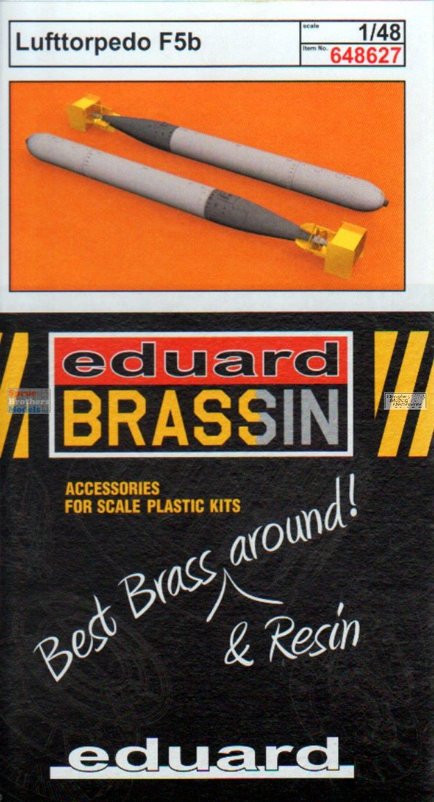 EDU648627 1:48 Eduard Brassin Lufttorpedo F5b Set - Sprue Brothers