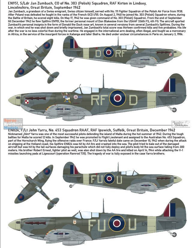 EDU11153 1:48 Eduard Spitfire Mk.Vb 'Spitfire Story: The Sweeps
