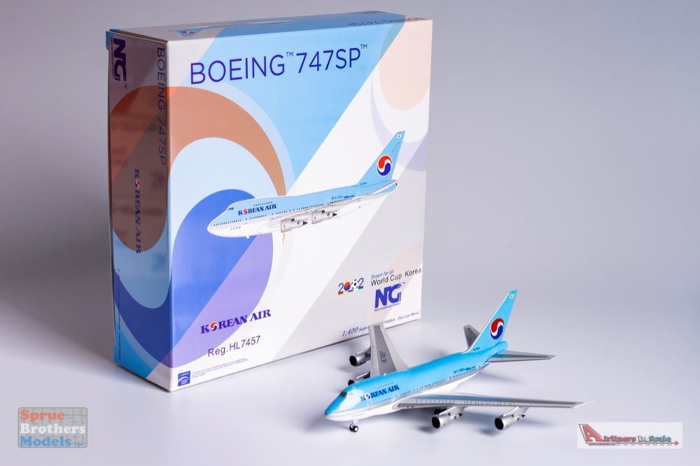 NGM07017 1:400 NG Model Korean Air B747SP Reg #HL7457 (pre-painted