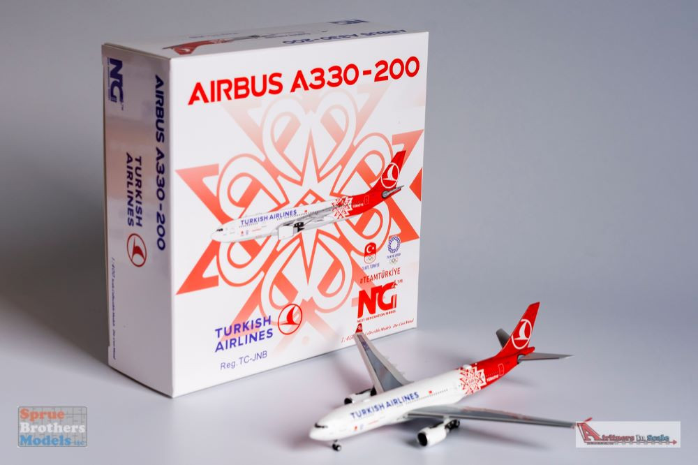 NGM61032 1:400 NG Model Turkish Airlines Airbus A330-200 Reg #TC