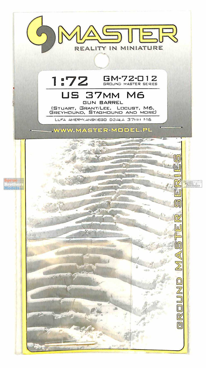 US 37mm M6 gun barrel - used on many tanks and armored cars (Stuart, Grant/Lee, Locust, M6, Greyhound, Staghound and more) Master -GM-35-029