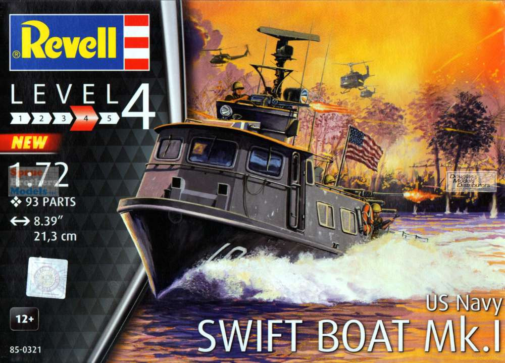 RMX850321 1:72 Revell US Navy Swift Boat Mk.I - Sprue Brothers