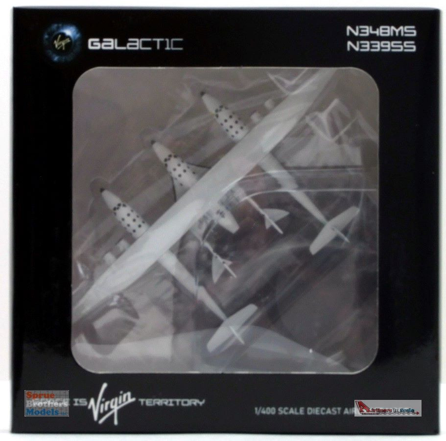 JCW4001VG 1:400 JC Wings Virgin Galactic 348 White Knight II Reg