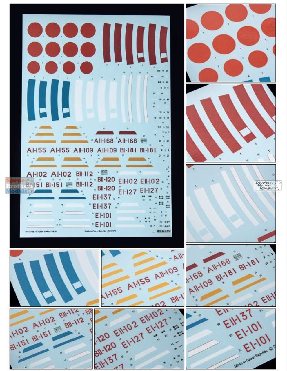 EDU11155 1:48 Eduard A6M2 Zero Type 21 'Tora Tora Tora!' DUAL